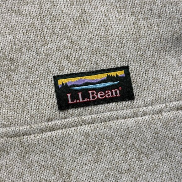 L.L. Bean Women's Sweater Fleece Pullover - Cream White - Picture 3 of 6